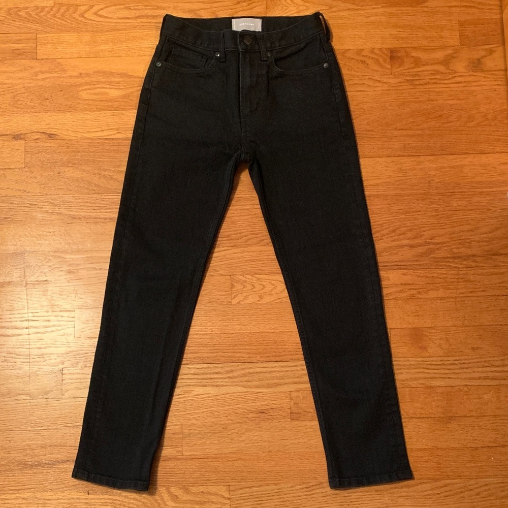 Everlane Women's Black Straight Leg Jeans